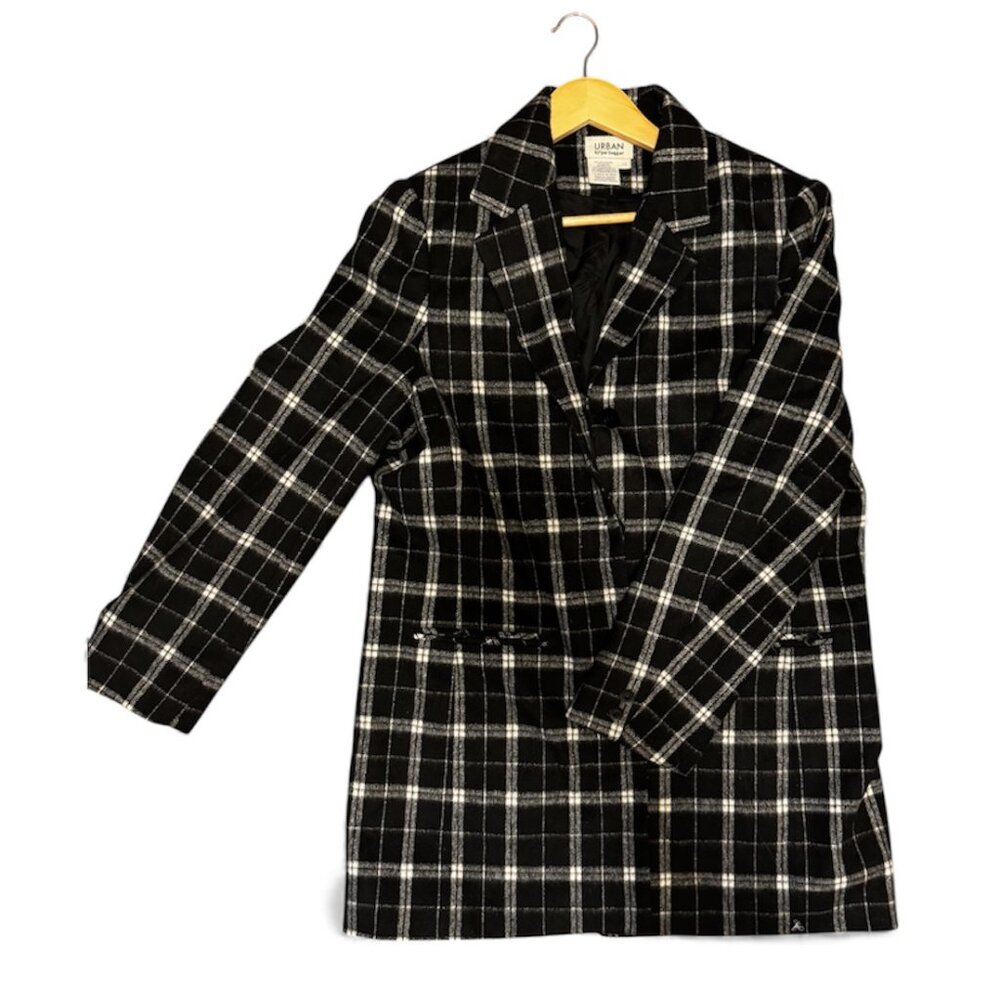 Urban by Par Haggar Oversized Plaid Blazer | Size 12 | VGUC | Made in Canada